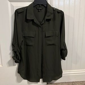 Olive Banana Republic blouse